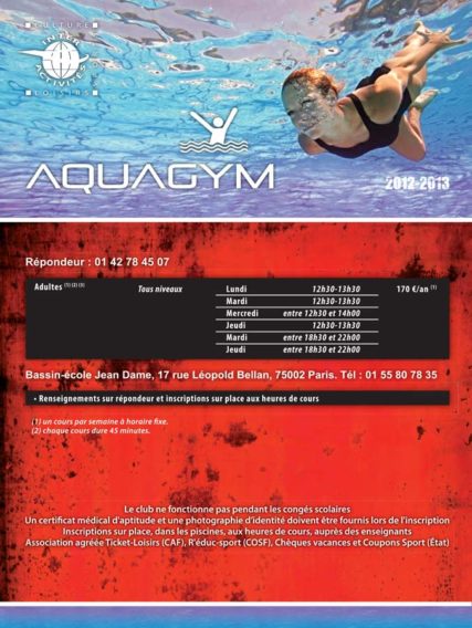 Aquagym RECTO 2012