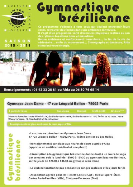 Gym bresilienne RECTO