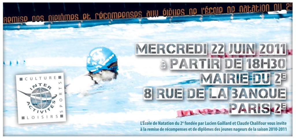 Remise De Dipl Mes Natation Inter Activit S