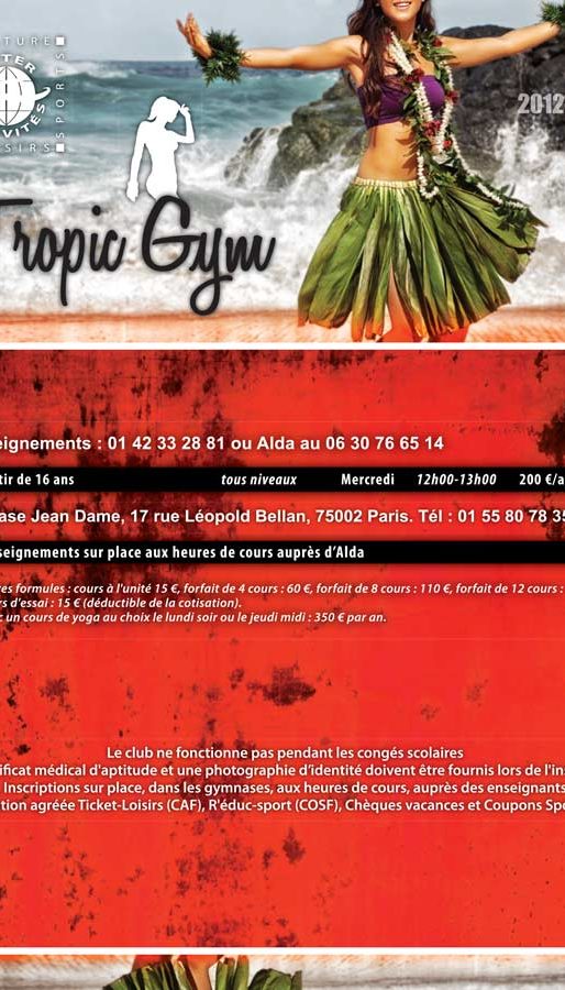 Tropic-Gym RECTO 2012