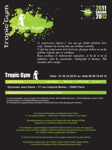 Tropic Gym RECTO