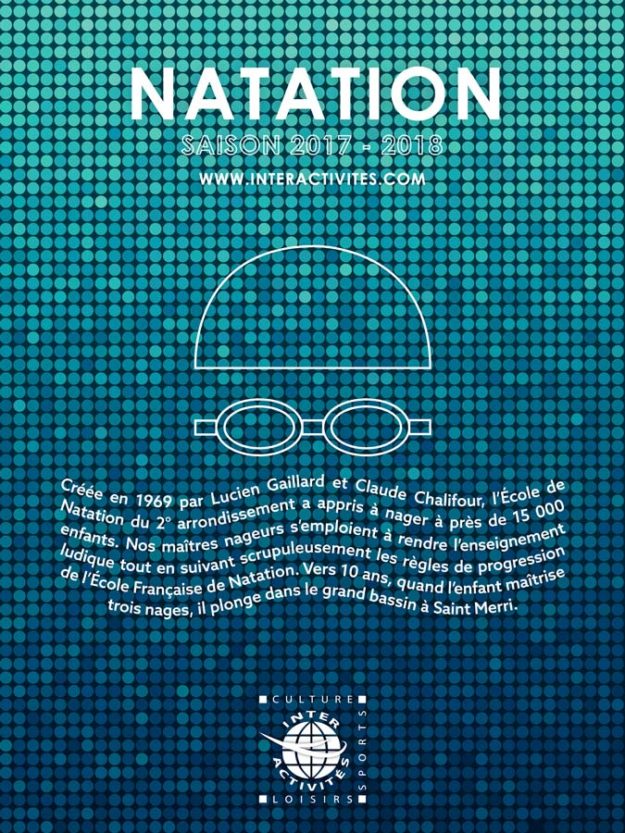 Natation à Paris 2e