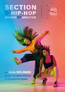 Hip hop rentrée 2022 - section sport paris centre recto
