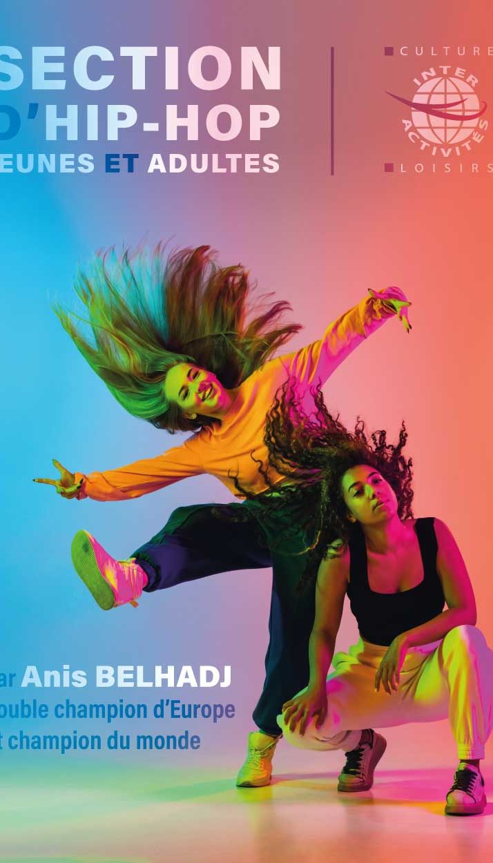 Hip hop rentrée 2022 - section sport paris centre recto